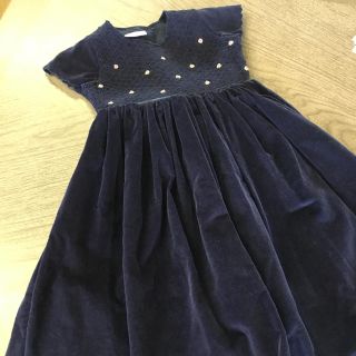 ローラアシュレイ(LAURA ASHLEY)の【ローラアシュレイ】紺色ワンピース(ワンピース)