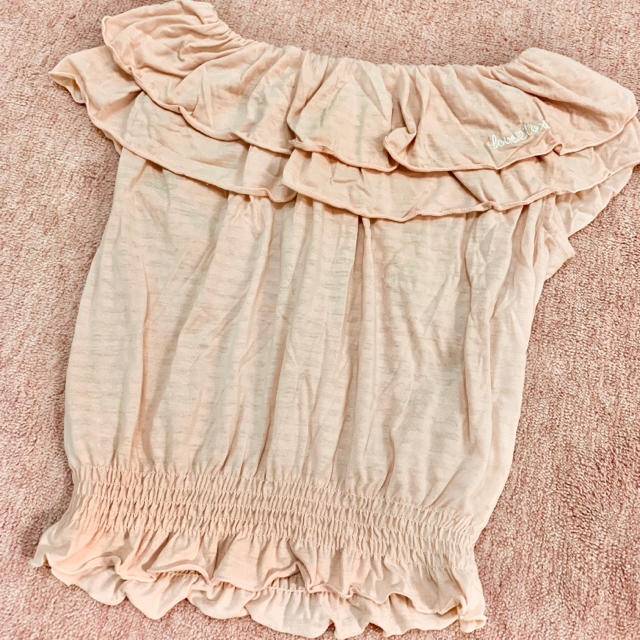 lovetoxic(ラブトキシック)のオフショルダーのトップス キッズ/ベビー/マタニティのキッズ服女の子用(90cm~)(Tシャツ/カットソー)の商品写真