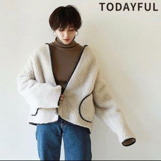 トゥデイフル(TODAYFUL)のパイピングボアブルゾン  todayful (ブルゾン)