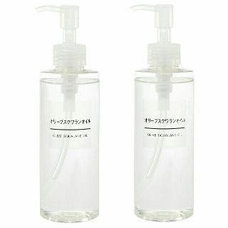 ムジルシリョウヒン(MUJI (無印良品))のオリーブスクワランオイル 200ml 2本 無印良品 送料無料(フェイスオイル/バーム)