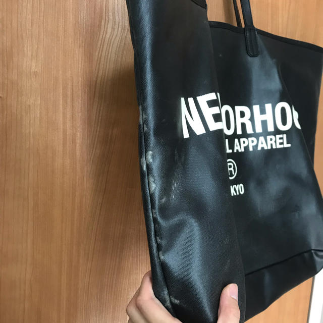 NEIGHBORHOOD - neighborhood トートバッグ ビックロゴの通販 by NEIGHBORHOOD - neighborhood トートバッグ ビックロゴの通販 by