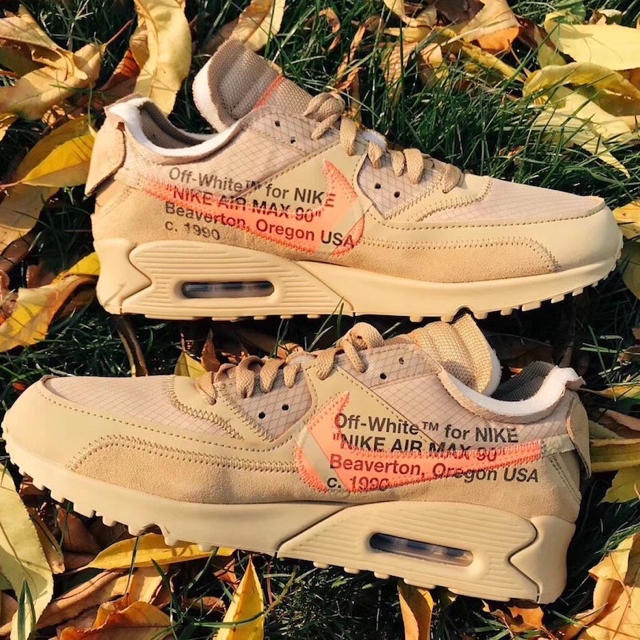 NIKE AIRMAX90 OFF WHITE Desert Ore 25.5