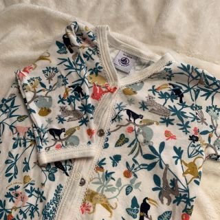 プチバトー(PETIT BATEAU)のプチバトー ロンパース(カバーオール)