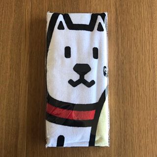 ソフトバンク(Softbank)のソフトバンク お父さんイラストフェイスタオル(タオル/バス用品)