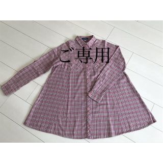 バーバリーブルーレーベル(BURBERRY BLUE LABEL)のバーバリーBurberry シャツチュニックデザイン(シャツ/ブラウス(長袖/七分))