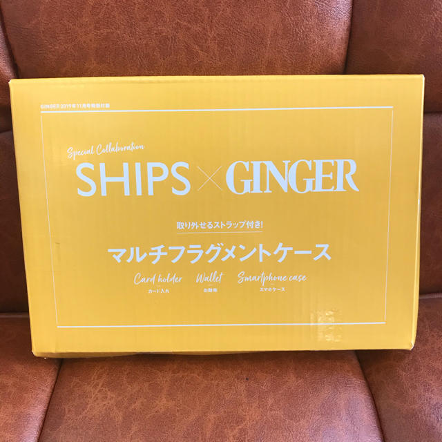 SHIPS(シップス)のGINGER11月号付録　マルチフラグメントケース エンタメ/ホビーの雑誌(ファッション)の商品写真