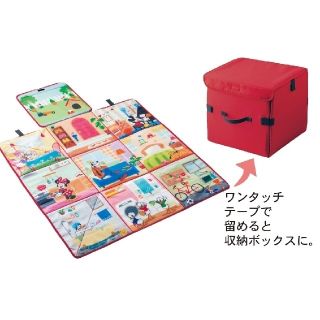 ディズニー(Disney)の【新品】収納ボックス ディズニー プレイマット(収納/チェスト)