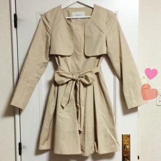 ジルバイジルスチュアート(JILL by JILLSTUART)のジルバイ♡ノーカラートレンチコート(トレンチコート)