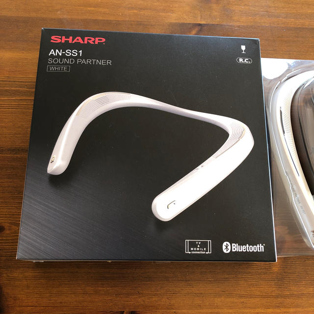 SHARP(シャープ)のお値下げ!!シャープ サウンドパートナー AN-SS1  スマホ/家電/カメラのオーディオ機器(ヘッドフォン/イヤフォン)の商品写真