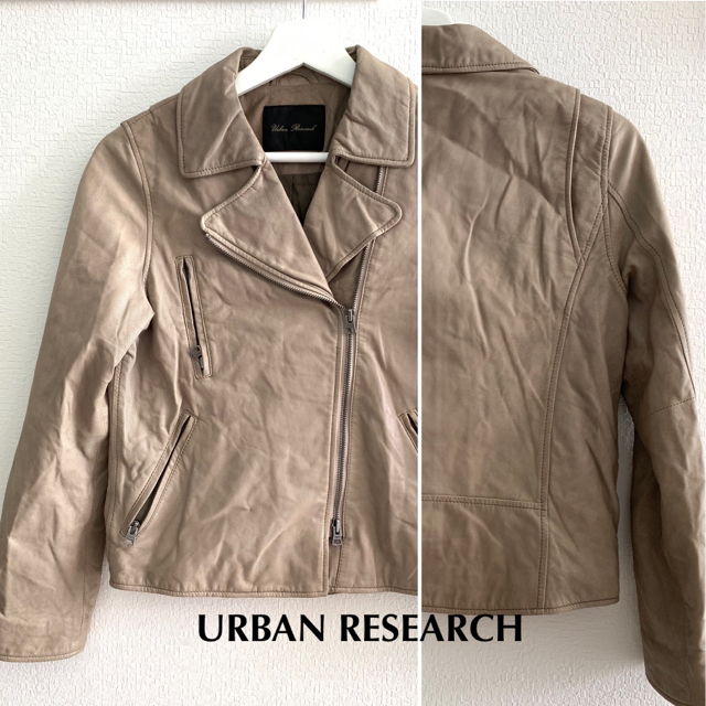 URBAN RESEARCH(アーバンリサーチ)のアーバンリサーチ✴︎山羊革ライダースジャケット♡ レディースのジャケット/アウター(ライダースジャケット)の商品写真