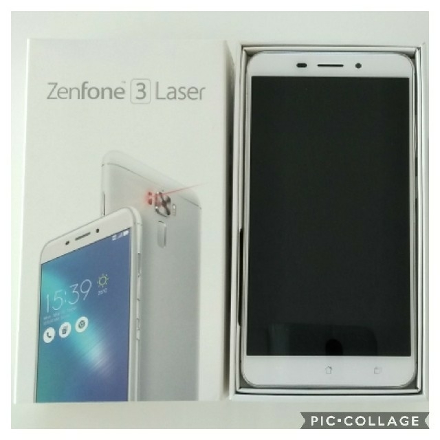 ASUS(エイスース)のASUS Zenfone3 Laser　ジャンク品 スマホ/家電/カメラのスマートフォン/携帯電話(スマートフォン本体)の商品写真