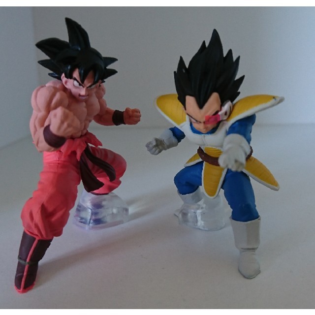 ドラゴンボール(ドラゴンボール)のドラゴンボール フィギュア HG 悟空べジータ 送料無料 ハンドメイドのおもちゃ(フィギュア)の商品写真