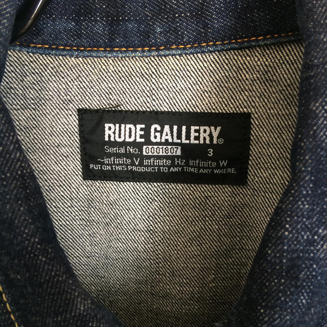 RUDE GALLERY(ルードギャラリー)のRUDEGALLERY Gジャン メンズのジャケット/アウター(Gジャン/デニムジャケット)の商品写真