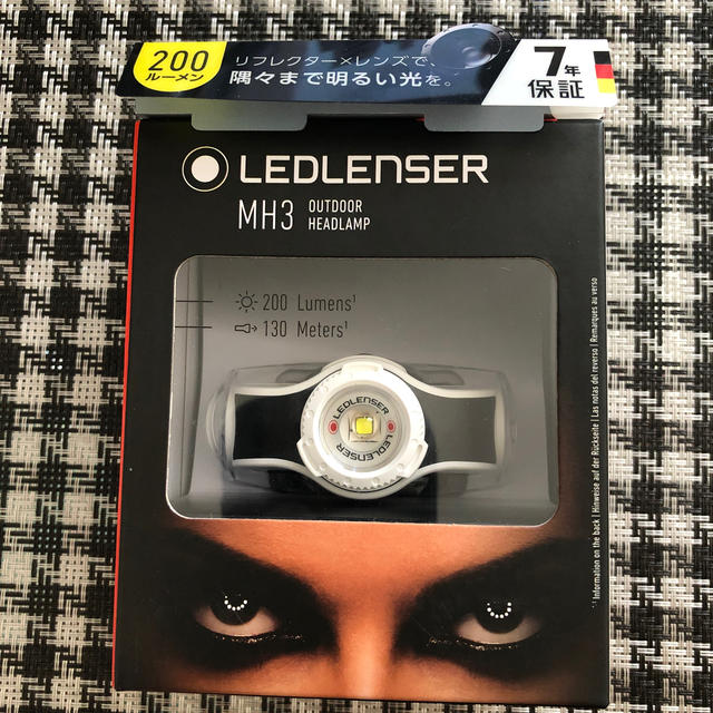 LEDLENSER(レッドレンザー)のLED LENSER   MH3   ブラック スポーツ/アウトドアのアウトドア(ライト/ランタン)の商品写真