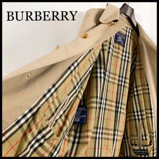 バーバリー(BURBERRY)のBURBERRY バーバリー ステンカラーコート ベージュ おしゃれ 美品 古着(ステンカラーコート)