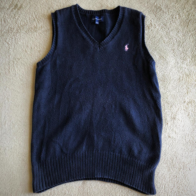 POLO RALPH LAUREN(ポロラルフローレン)のPolo Ralph Lauren Vネックニットベスト レディースのトップス(ニット/セーター)の商品写真