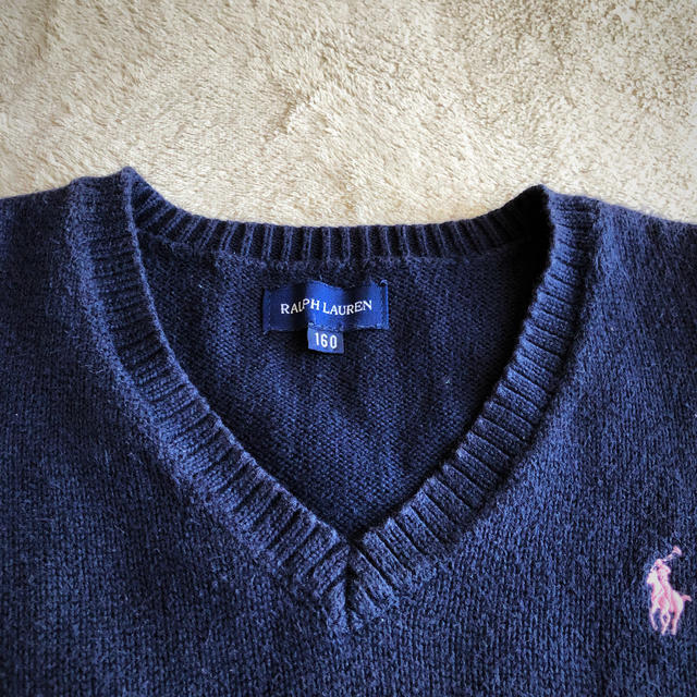 POLO RALPH LAUREN(ポロラルフローレン)のPolo Ralph Lauren Vネックニットベスト レディースのトップス(ニット/セーター)の商品写真