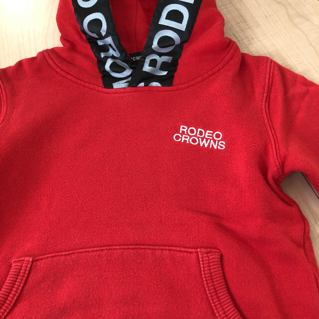 RODEO CROWNS(ロデオクラウンズ)のサイズ120（110）☆パーカー キッズ/ベビー/マタニティのキッズ服男の子用(90cm~)(その他)の商品写真