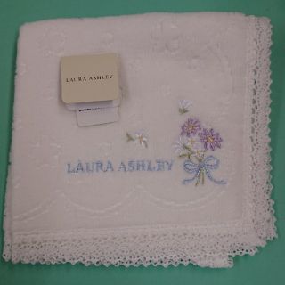 ローラアシュレイ(LAURA ASHLEY)の値下げ：ローラアシュレイ タオルハンカチ 新品(ハンカチ)