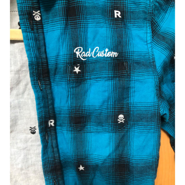 RAD CUSTOM(ラッドカスタム)のラッドカスタム チェックシャツ 140 キッズ/ベビー/マタニティのキッズ服男の子用(90cm~)(Tシャツ/カットソー)の商品写真