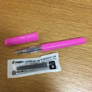 パイロット(PILOT)のPILOT kakuno F ピンク ロフト限定カラー 箱なし 未使用(ペン/マーカー)