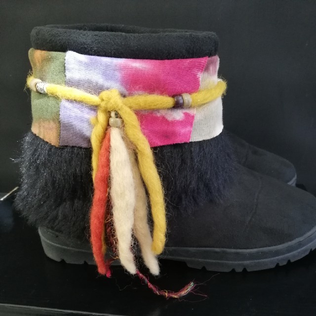 titicaca(チチカカ)のエスニック☆ヒッピー☆ムートンブーツ レディースの靴/シューズ(ブーツ)の商品写真
