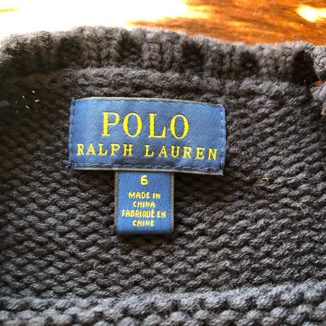 POLO RALPH LAUREN(ポロラルフローレン)のラルフローレン ニット kids キッズ/ベビー/マタニティのキッズ服男の子用(90cm~)(ニット)の商品写真