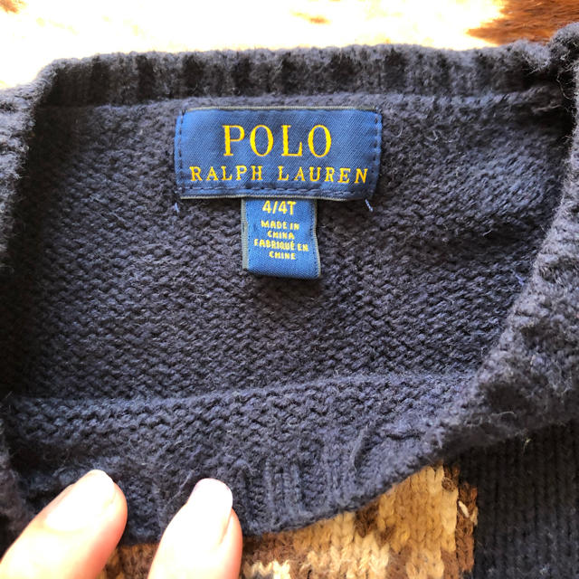 POLO RALPH LAUREN(ポロラルフローレン)のラルフローレン ニット kids キッズ/ベビー/マタニティのキッズ服男の子用(90cm~)(ニット)の商品写真