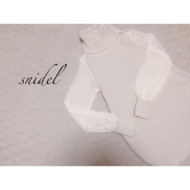 snidel☆袖シースルーコクーンOP