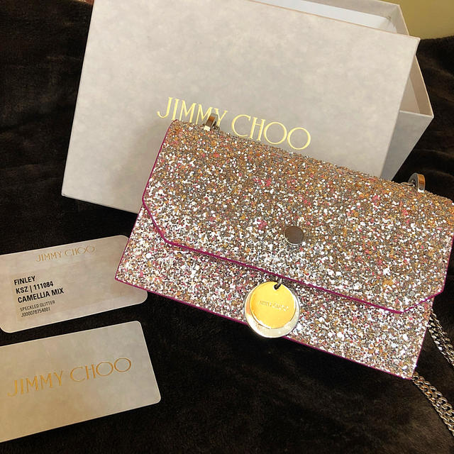 JIMMY CHOO(ジミーチュウ)のみみ様　　ジミーチュウ メタルミックスミニバッグ パーティーに！ レディースのバッグ(クラッチバッグ)の商品写真