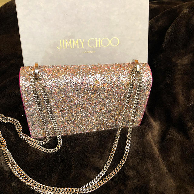 JIMMY CHOO(ジミーチュウ)のみみ様　　ジミーチュウ メタルミックスミニバッグ パーティーに！ レディースのバッグ(クラッチバッグ)の商品写真