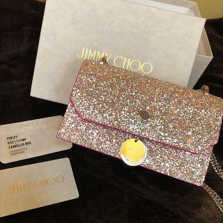 ジミーチュウ(JIMMY CHOO)のみみ様　　ジミーチュウ メタルミックスミニバッグ パーティーに！(クラッチバッグ)