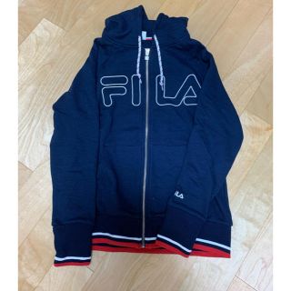 フィラ(FILA)の美品　フィラ  FILA ネイビー　パーカー　S(パーカー)