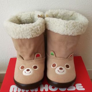 ミキハウス(mikihouse)のレア✨プッチーお顔ブーツ　13cm(ブーツ)