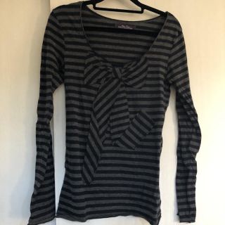 ザラ(ZARA)のZARAボーダーTシャツ(Tシャツ(長袖/七分))