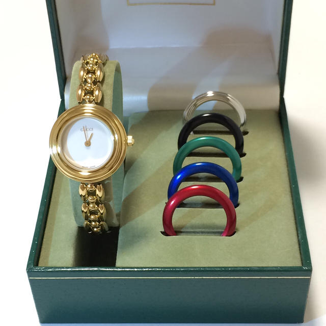 5.美品 グッチ GUCCI 時計 チェンジベゼル www.clipnclimbhuttpark.co.nz