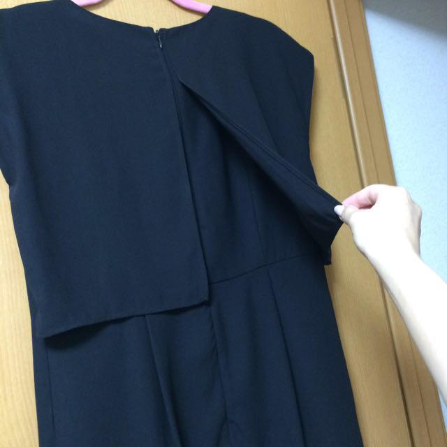 INDEX(インデックス)のindexフォーマルワンピ黒M入学式 レディースのフォーマル/ドレス(その他ドレス)の商品写真