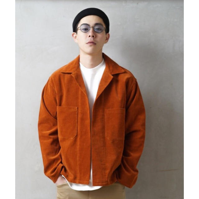 AURALEE WASHED CORDUROY SHIRTS JACKET