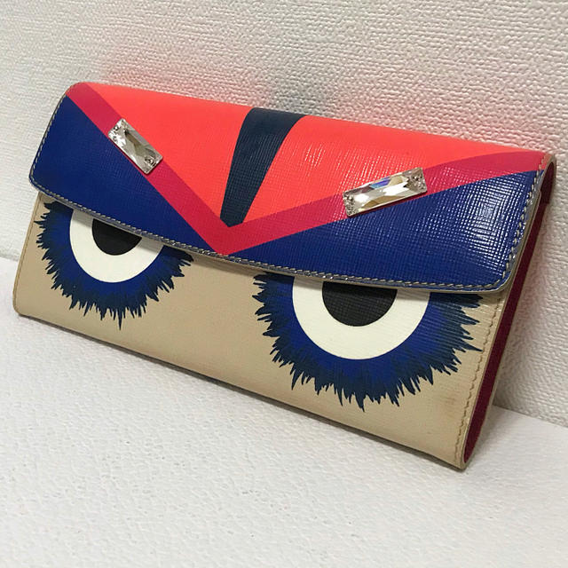 FENDI フェンディ  モンスター 2つ折り長財布