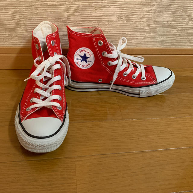 CONVERSE(コンバース)のコンバースオールスター　赤 24.5㎝ レディースの靴/シューズ(スニーカー)の商品写真