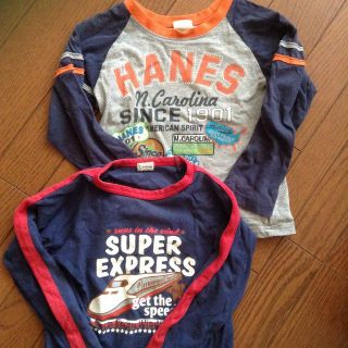 ヘインズ(Hanes)のHANES & Combimini ロンＴ２枚組(Tシャツ/カットソー)