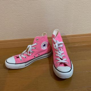 CONVERSE☆レア！クラッシュメタリックピンクスニーカーオールスター