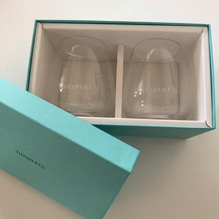 ティファニー(Tiffany & Co.)のティファニーペアグラス 未使用品(グラス/カップ)