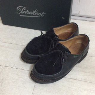 パラブーツ(Paraboot)の20で削除パラブーツミカエルラパン ラビットファー(ローファー/革靴)