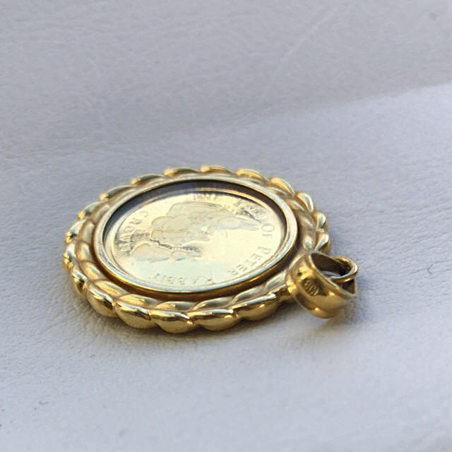 JEWELRY TSUTSUMI - コインペンダント k24 k18 1/10オンスの通販 JEWELRY TSUTSUMI - コインペンダント k24 k18 1/10オンスの通販