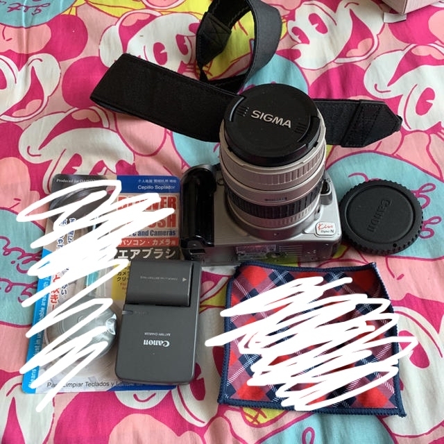 初心者入門機 canon kiss digital Nレンズセット-