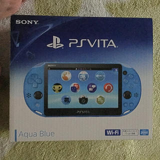 プレイステーションヴィータ(PlayStation Vita)のPlayStation Vita Wi-Fiモデル アクア・ブルー(携帯用ゲーム機本体)