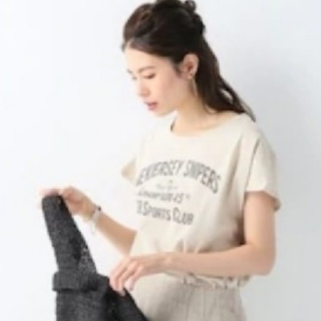 IENA(イエナ)の【新品】JOURNAL STANDARD/IENA🔷ラフィテンジクTシャツ レディースのトップス(Tシャツ(半袖/袖なし))の商品写真