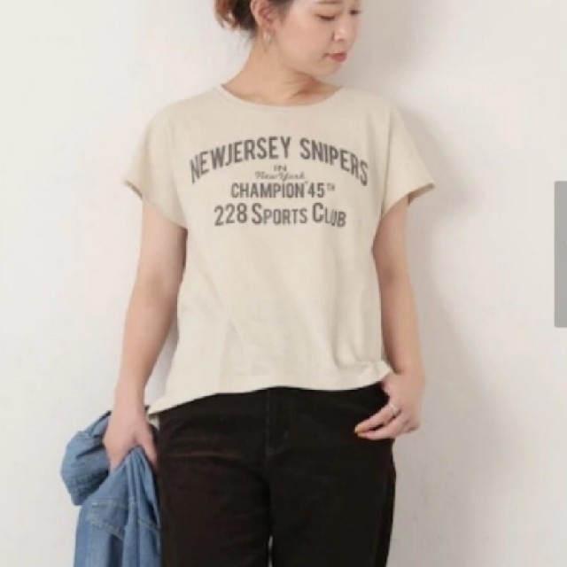 IENA(イエナ)の【新品】JOURNAL STANDARD/IENA🔷ラフィテンジクTシャツ レディースのトップス(Tシャツ(半袖/袖なし))の商品写真