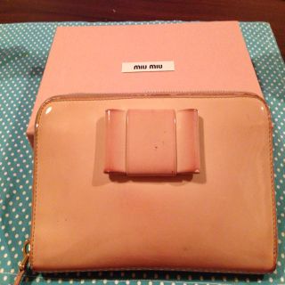ミュウミュウ(MIU MIU)のmiumiu財布＊中古(財布)